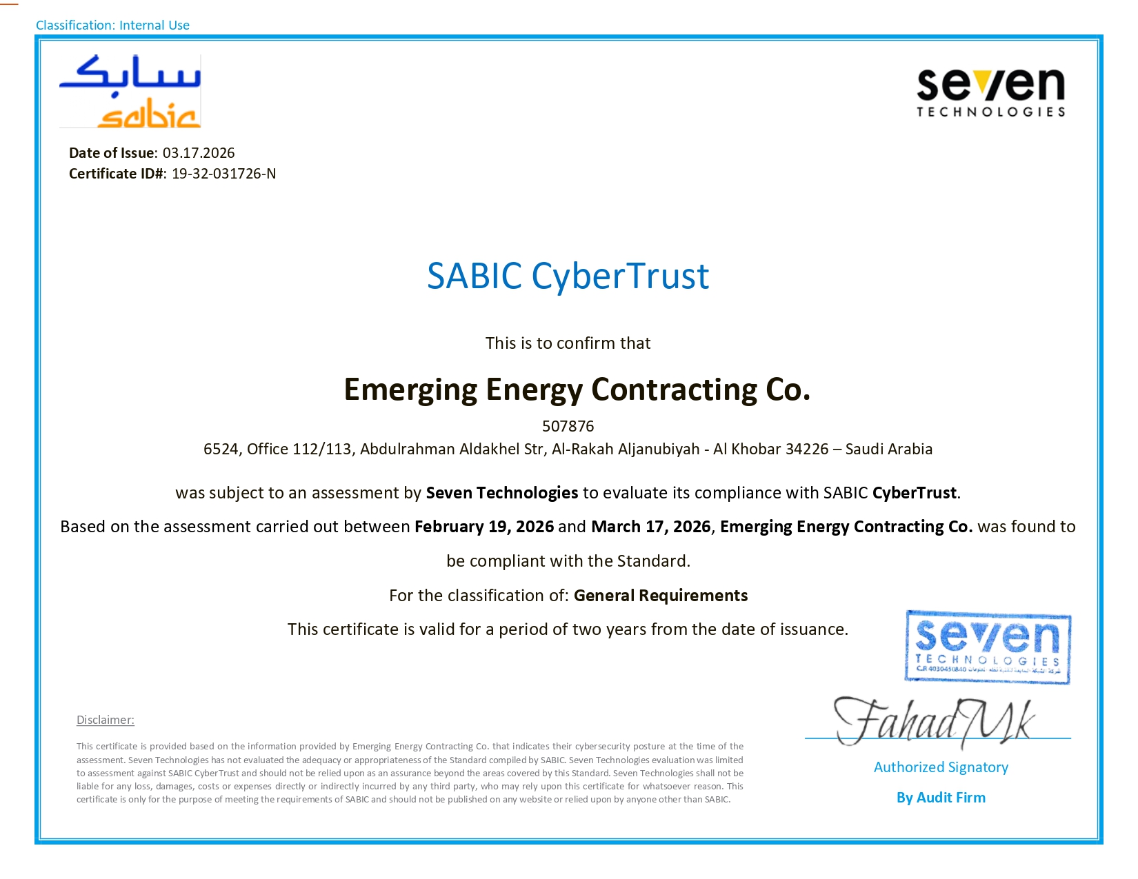 SABIC CYBER SECURITY 